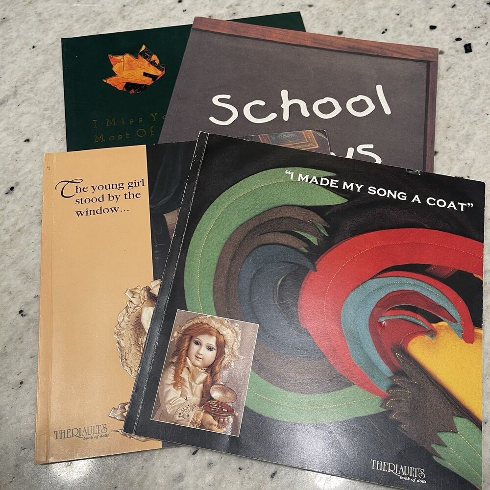 Lot 4 Theriault Book Of Dolls Auction Catalog 1994 School Days Miss You Most